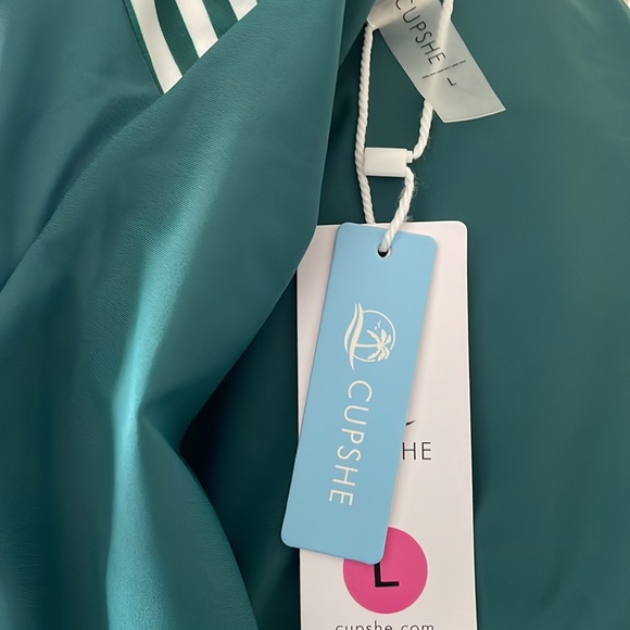 NWT Cupshe Peacock Plunge - Picture 6 of 6